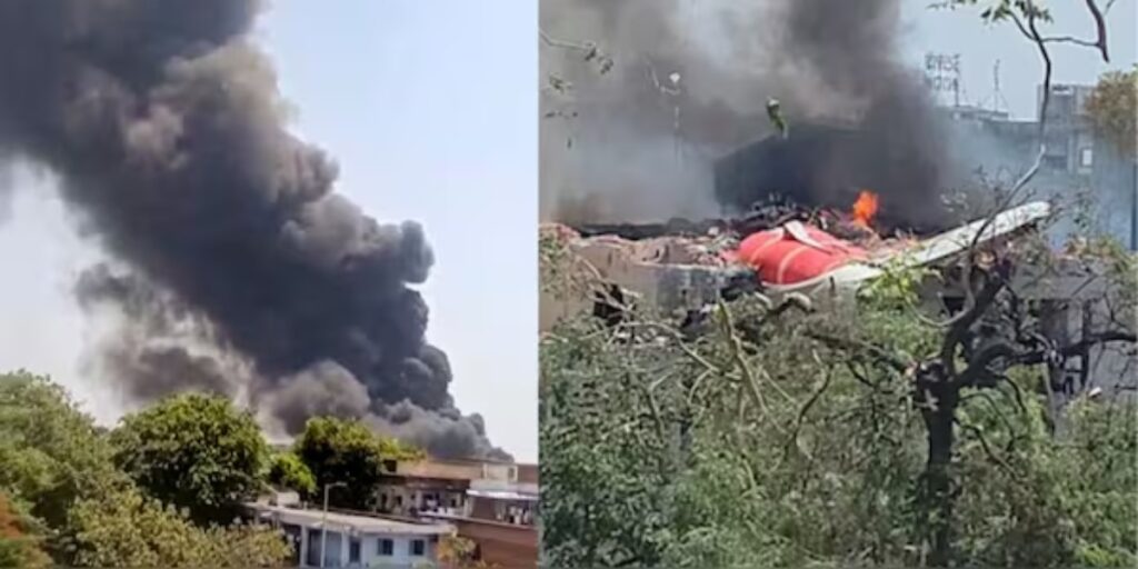 Air India Flight Crashes in Ahmedabad, 242 Feared Dead in Tragic Accident